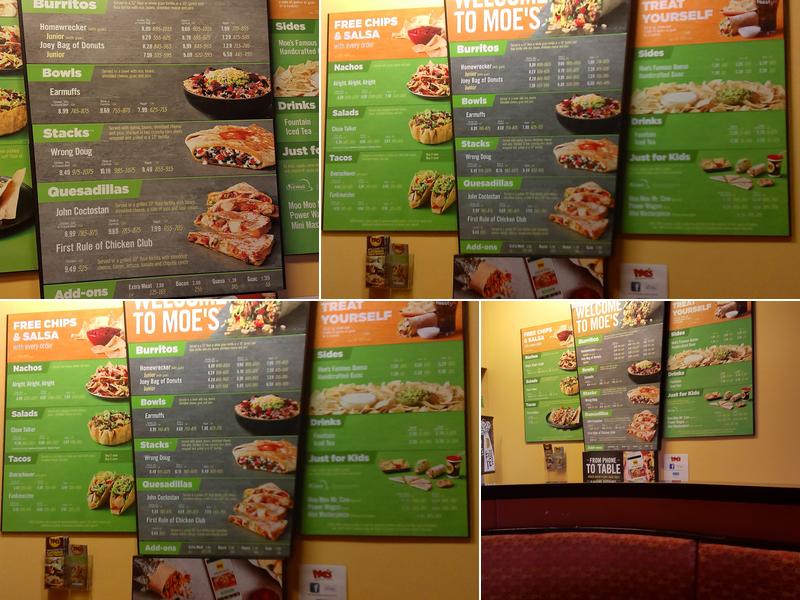 Moe's Southwest Grill Menu