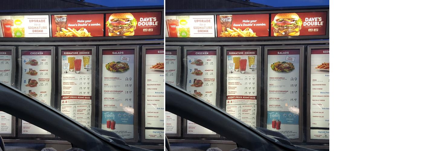 Wendy's Menu