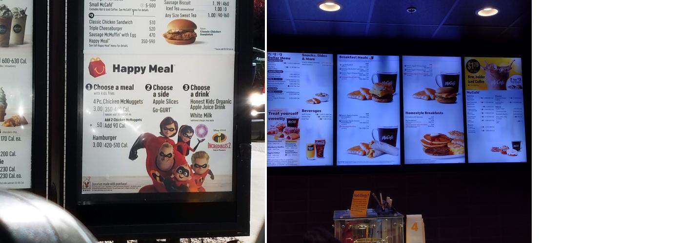 McDonald's Menu