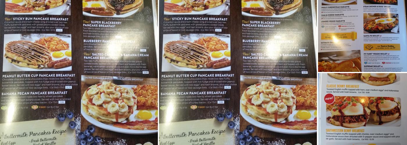 Denny's Menu
