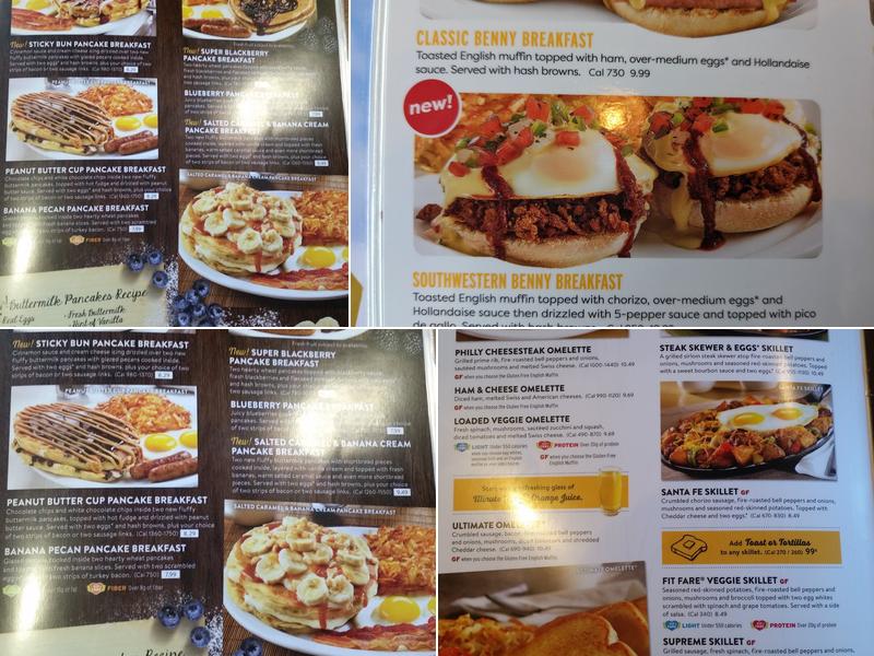 Denny's Menu