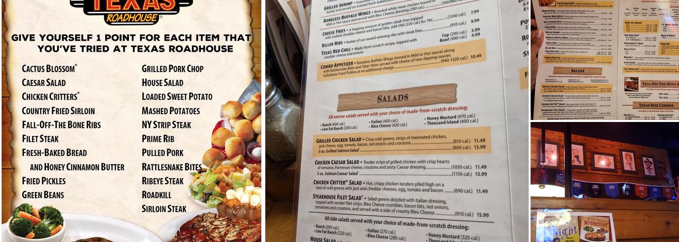 Texas Roadhouse Menu