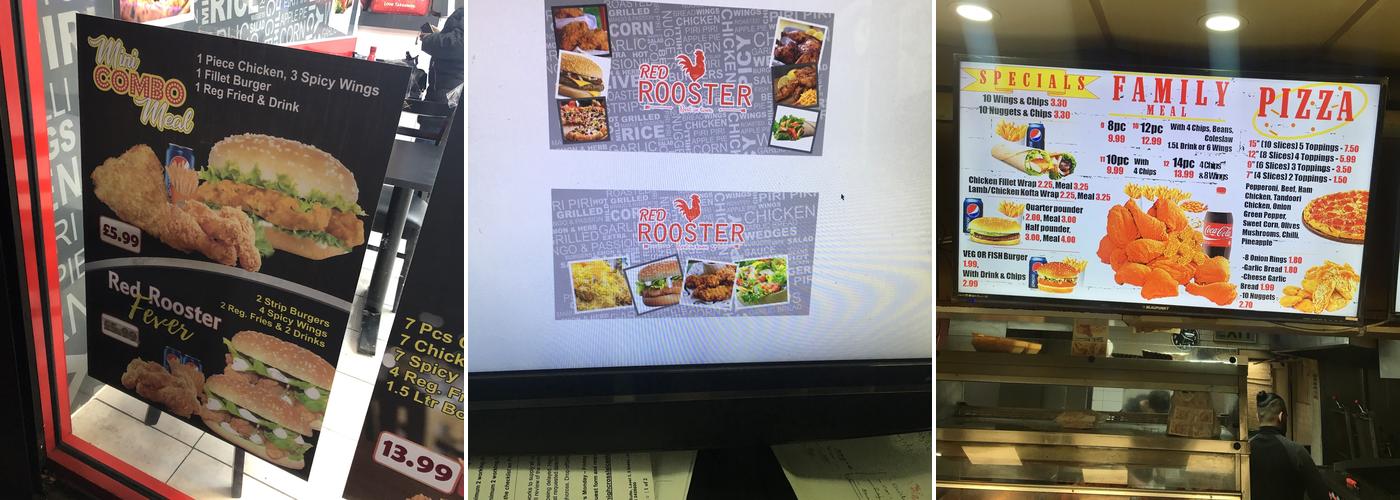 Red Rooster Dagenham Menu