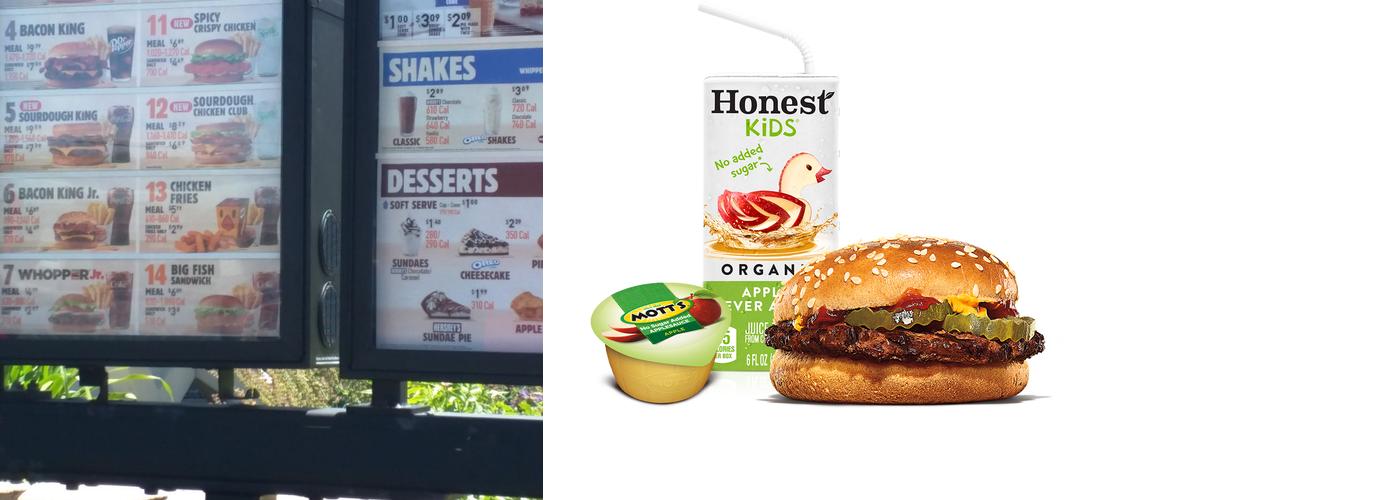 Burger King Menu