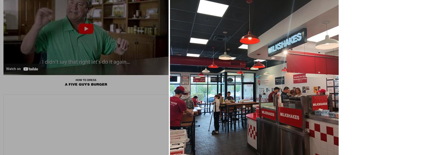 Five Guys Menu