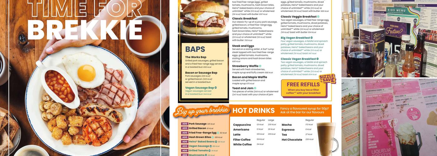 The Old Maypole Menu