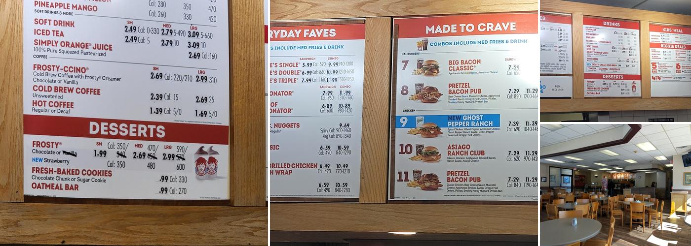 Wendy's Menu