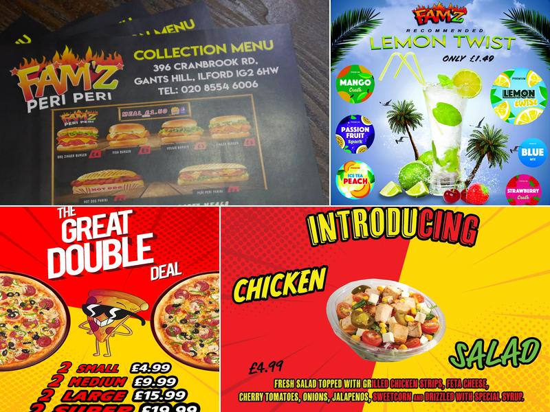 Famz Peri Peri Menu