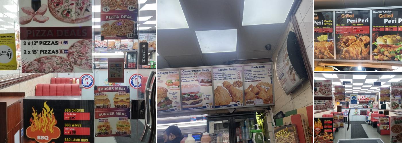 Pizza Hot Fried Chicken Menu