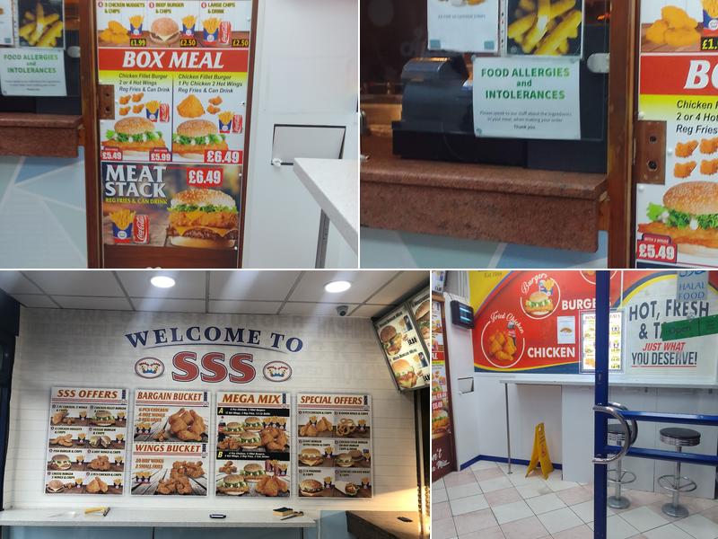 S S S Chicken Base Takeaway Menu