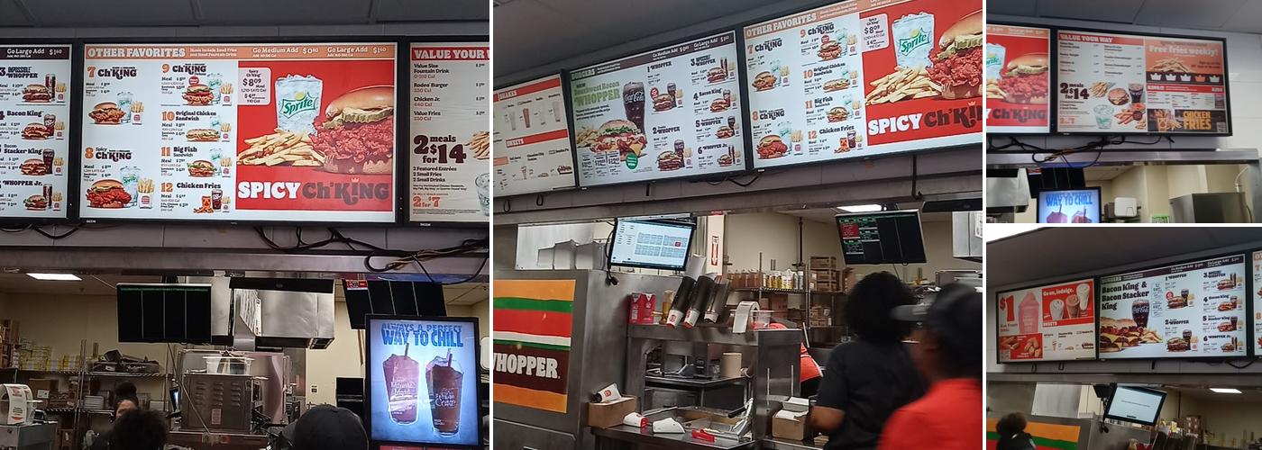 Burger King Menu