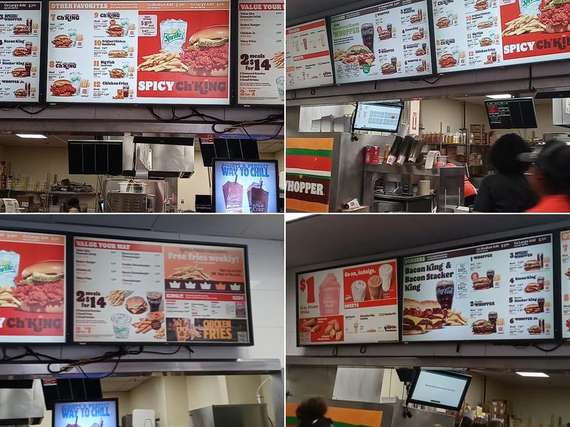 Burger King Menu