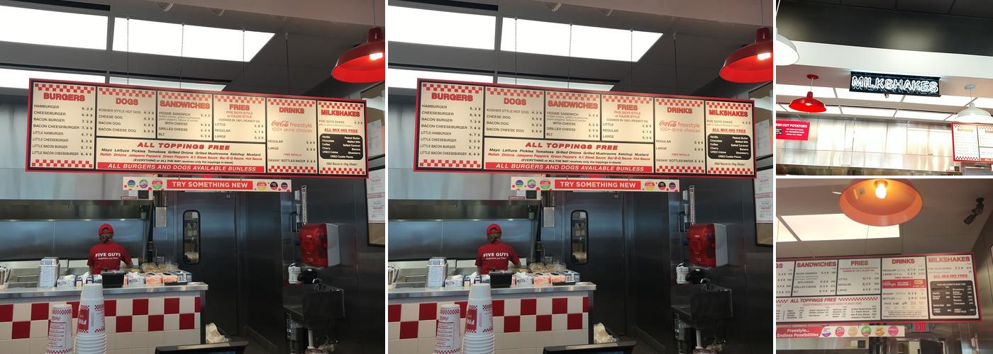 Five Guys Menu