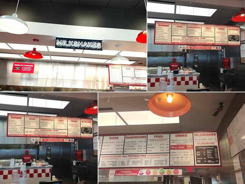 Five Guys Menu