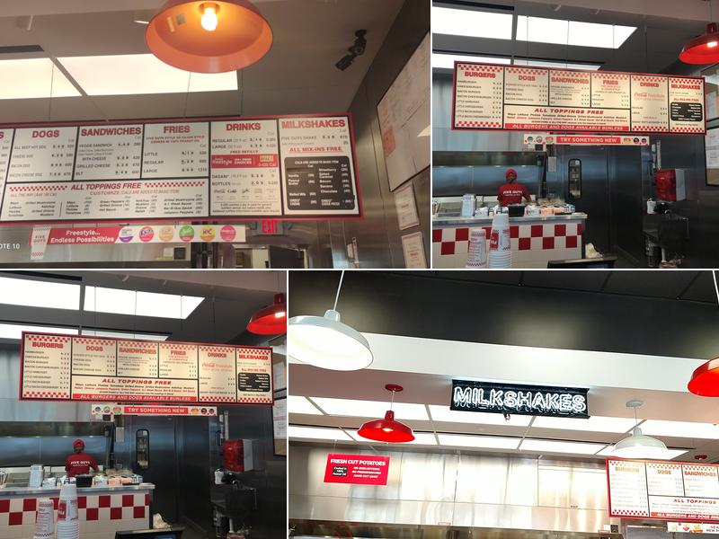 Five Guys Menu