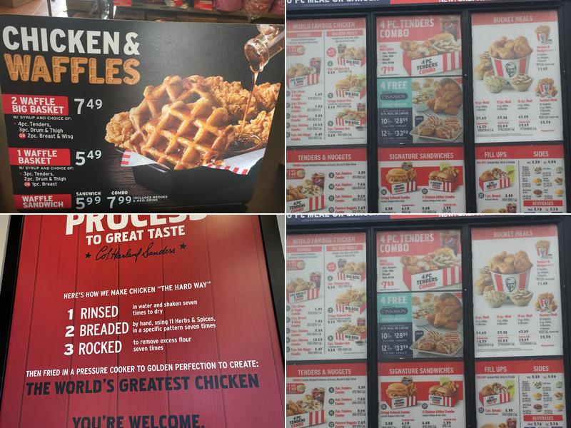 KFC Menu