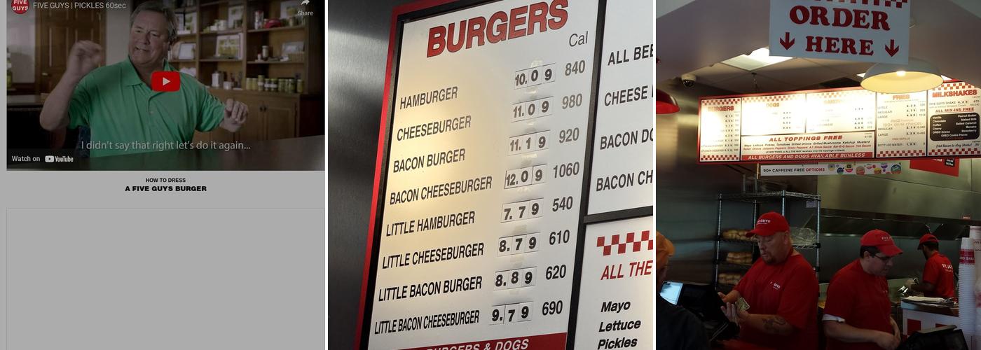Five Guys Menu