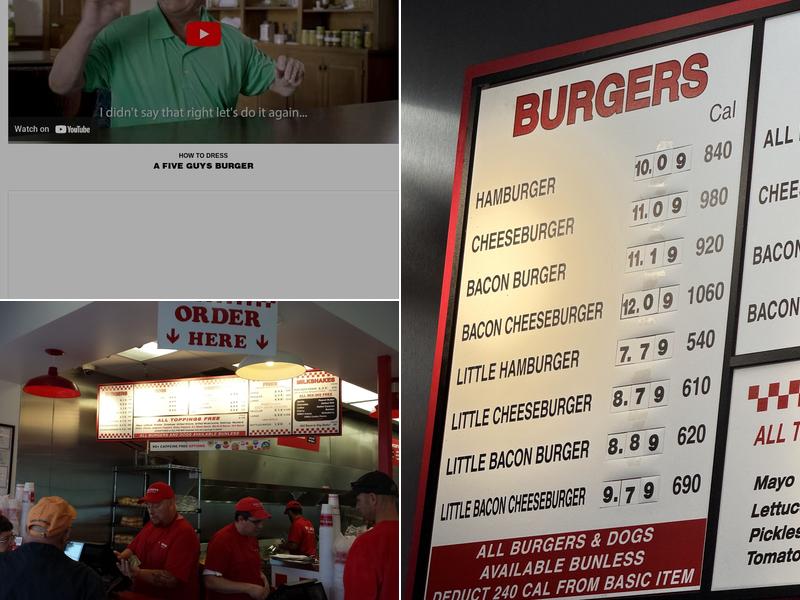 Five Guys Menu