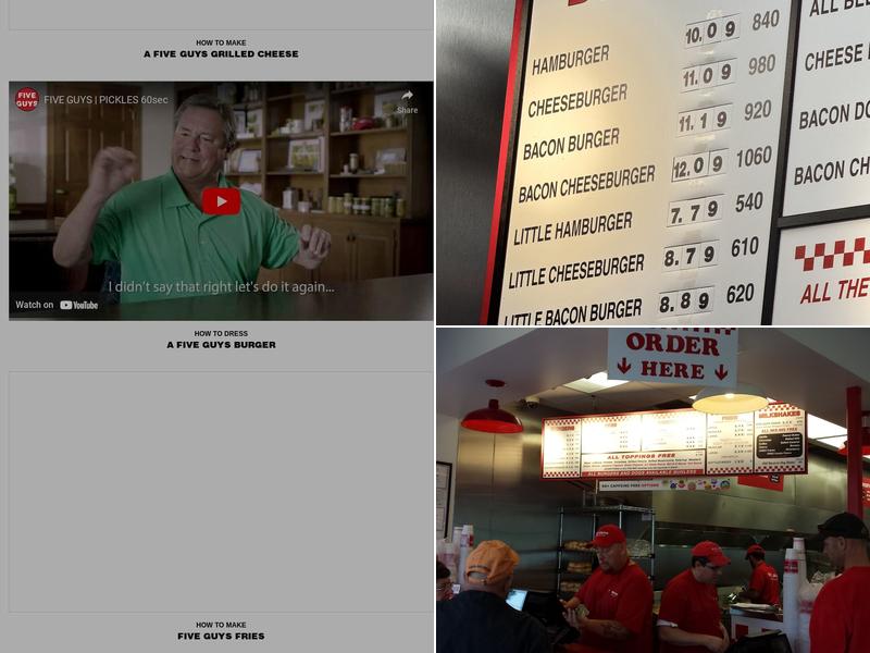 Five Guys Menu