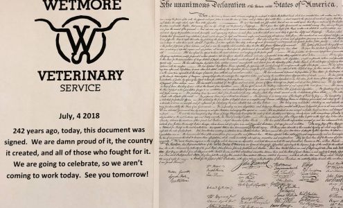 Wetmore Veterinary Service 2495 KS-9, Wetmore Kansas 66550