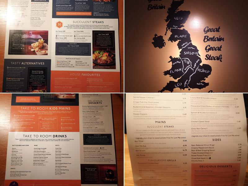 Loch Ness House Beefeater Menu
