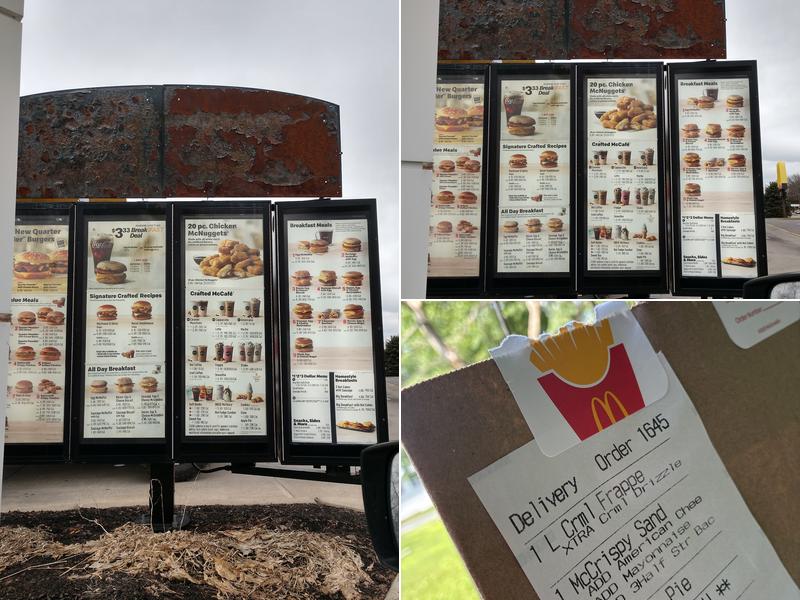McDonald's Menu
