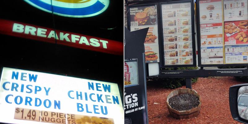 Burger King Menu