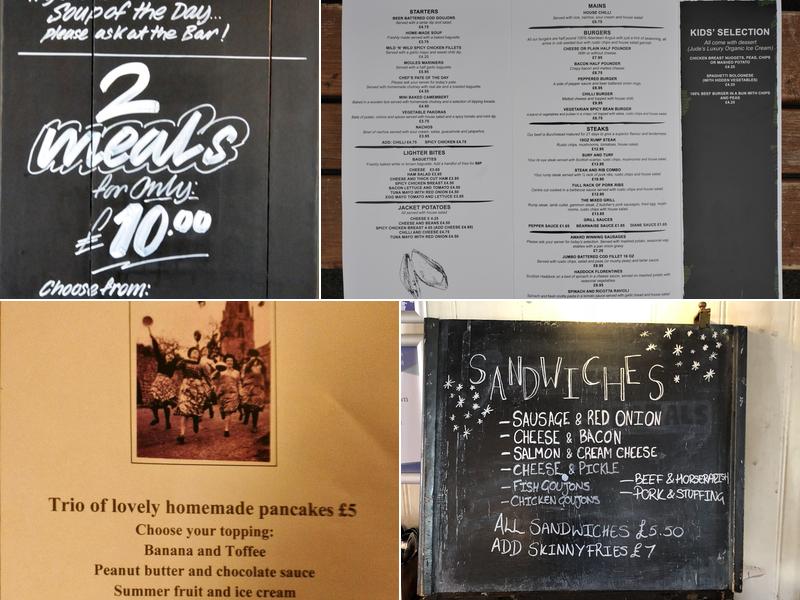 The Rose and Crown Menu