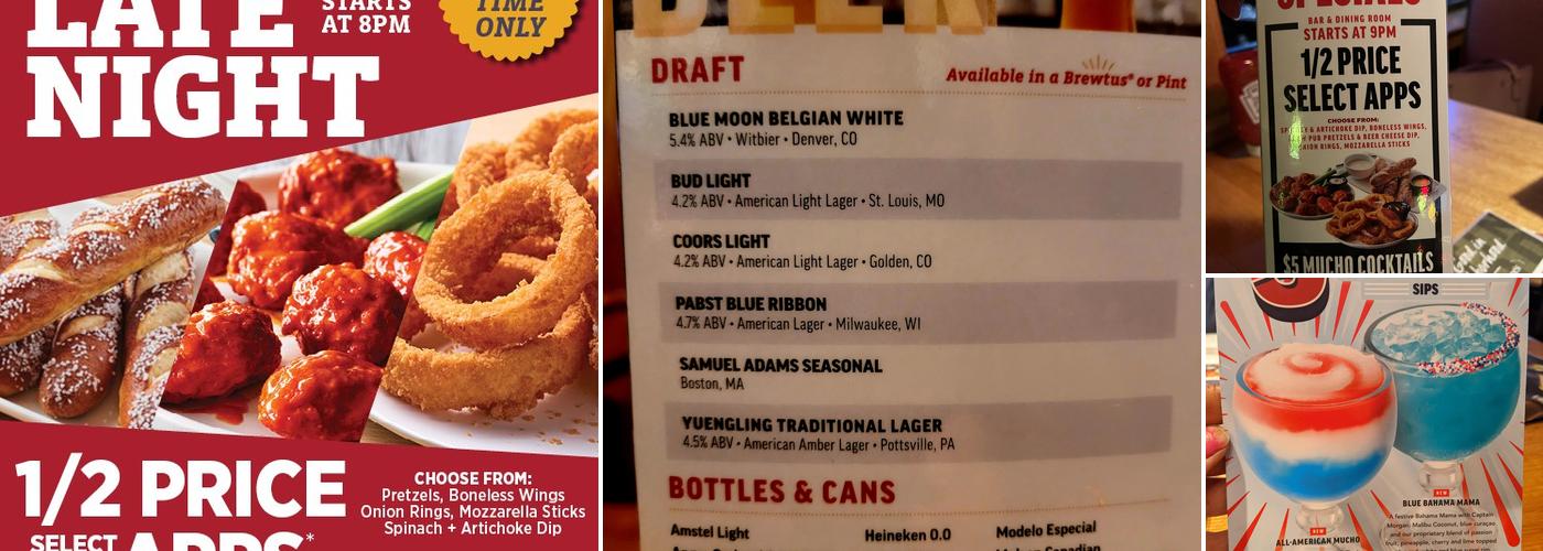 Applebee's Grill + Bar Menu