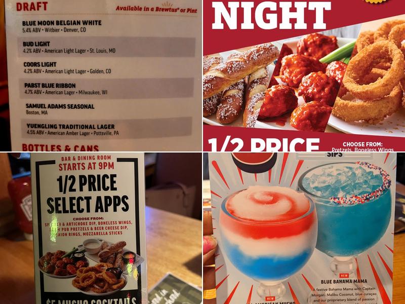 Applebee's Grill + Bar Menu