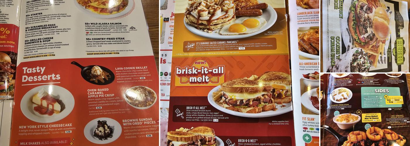 Denny's Menu