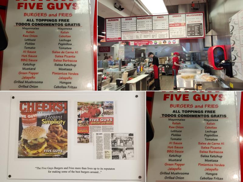 Five Guys Menu