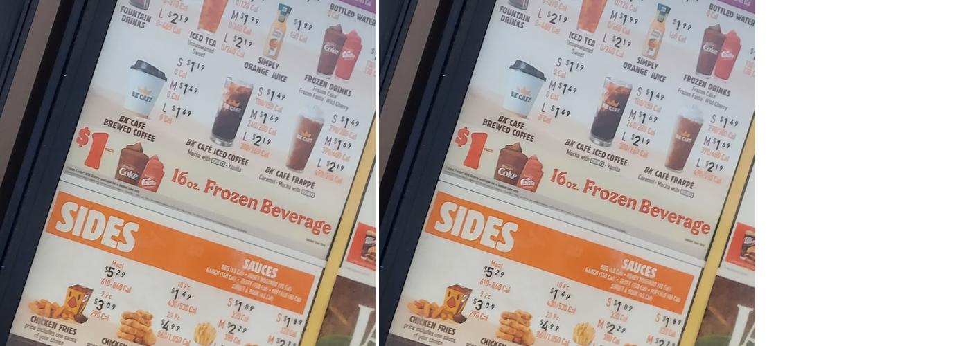 Burger King Menu