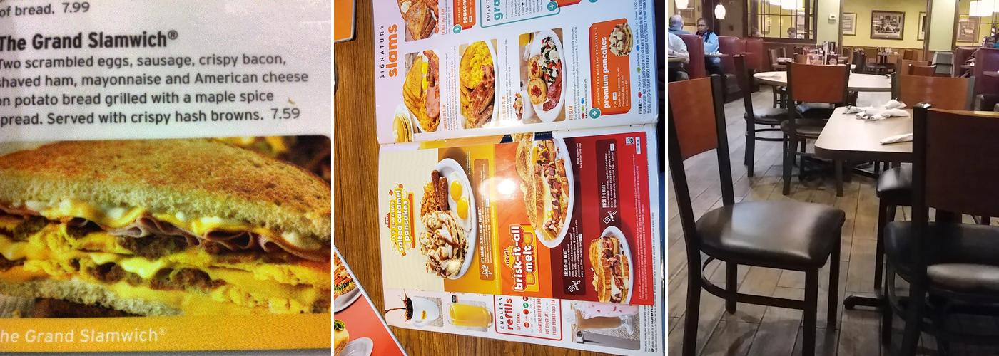 Denny's Restaurant Menu