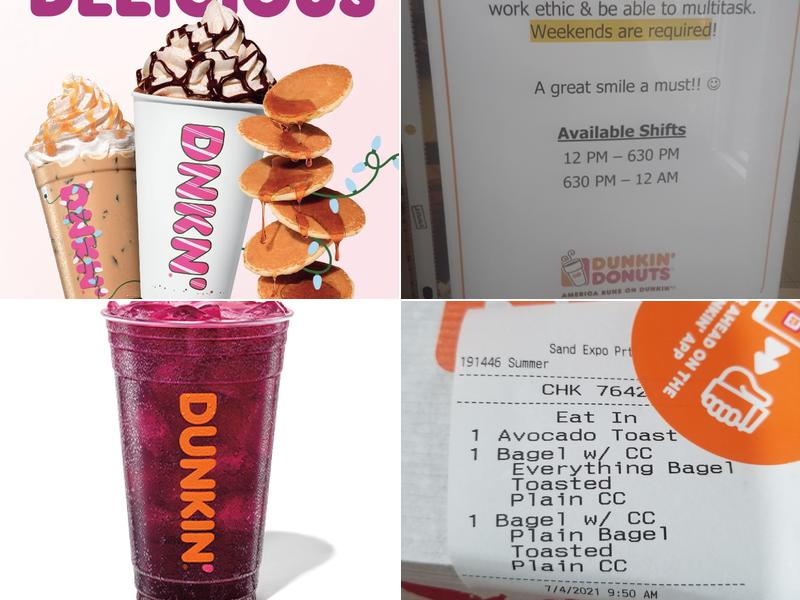 Dunkin' Menu