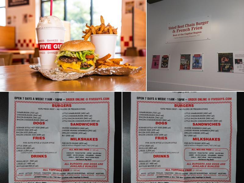 Five Guys Menu