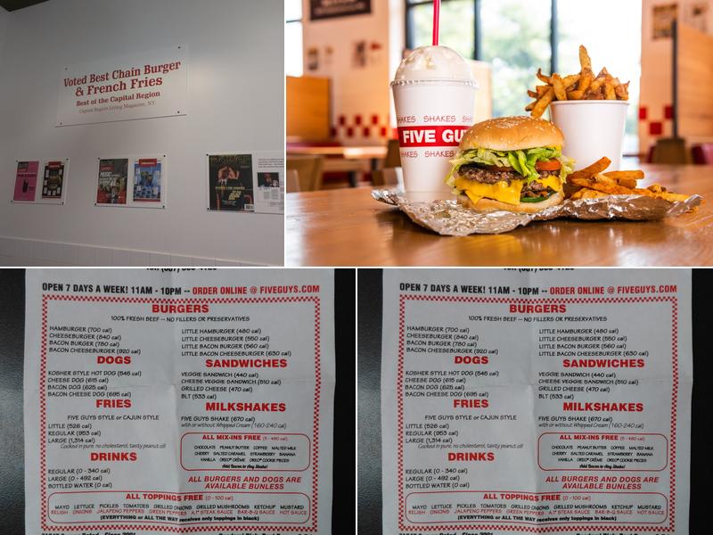 Five Guys Menu