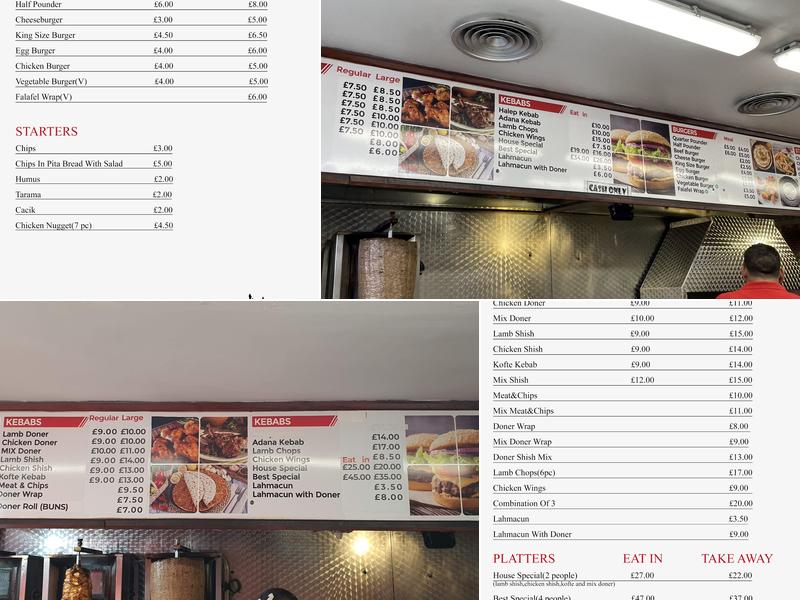 Best Turkish Kebab East Ham Menu