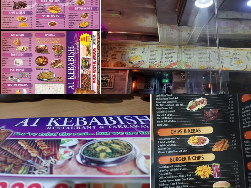 A1 Kebabish Grill Menu