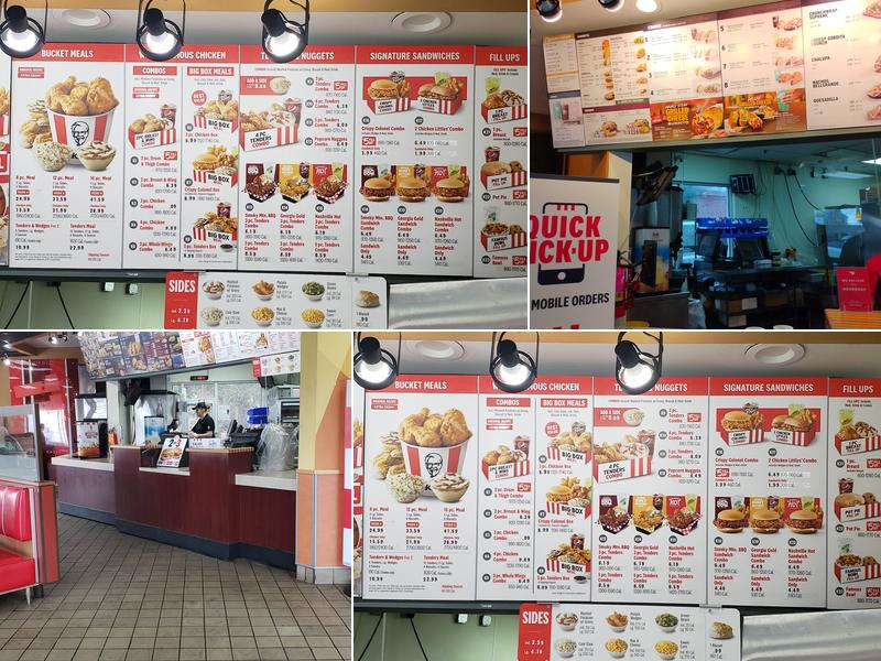 KFC Menu