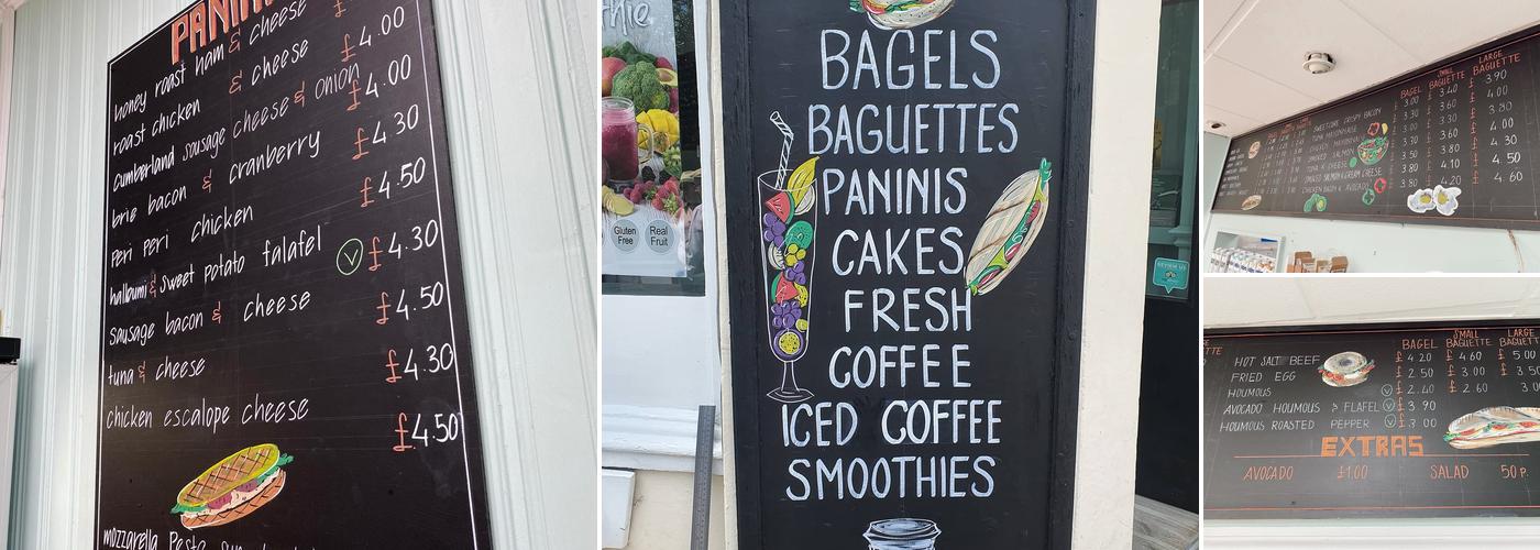 Bagel on the Park Menu