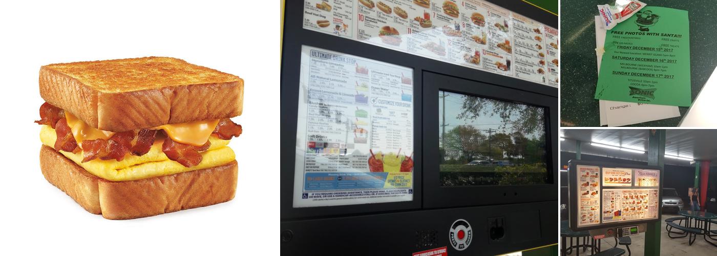 Sonic Drive-In Menu