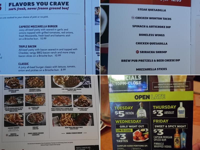 Applebee's Grill + Bar Menu