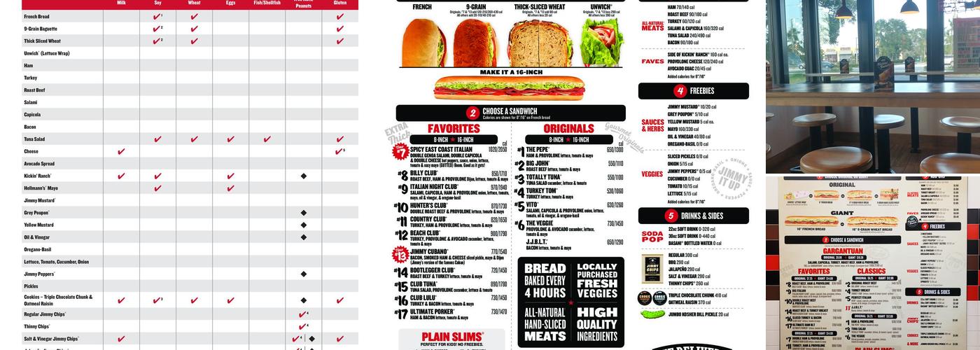 Jimmy John's Menu