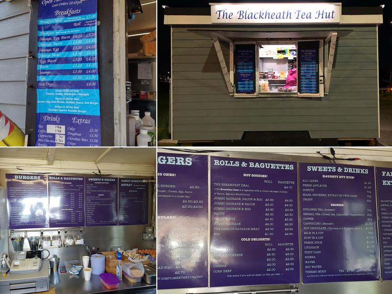 Blackheath Tea Hut Menu