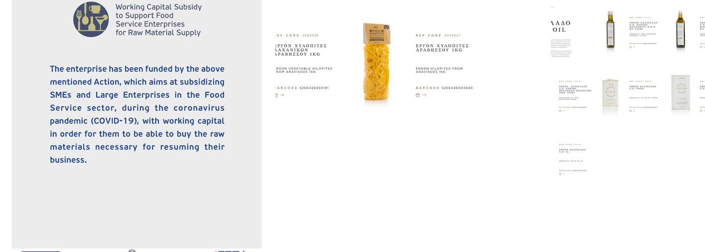 ERGON Westfield Stratford Menu