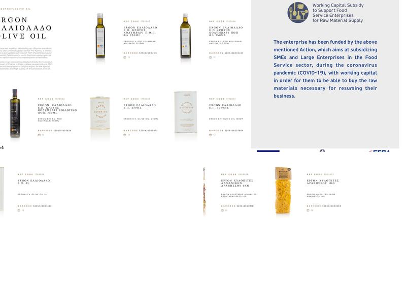 ERGON Westfield Stratford Menu