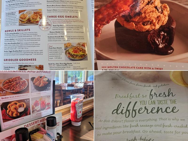 Bob Evans Menu
