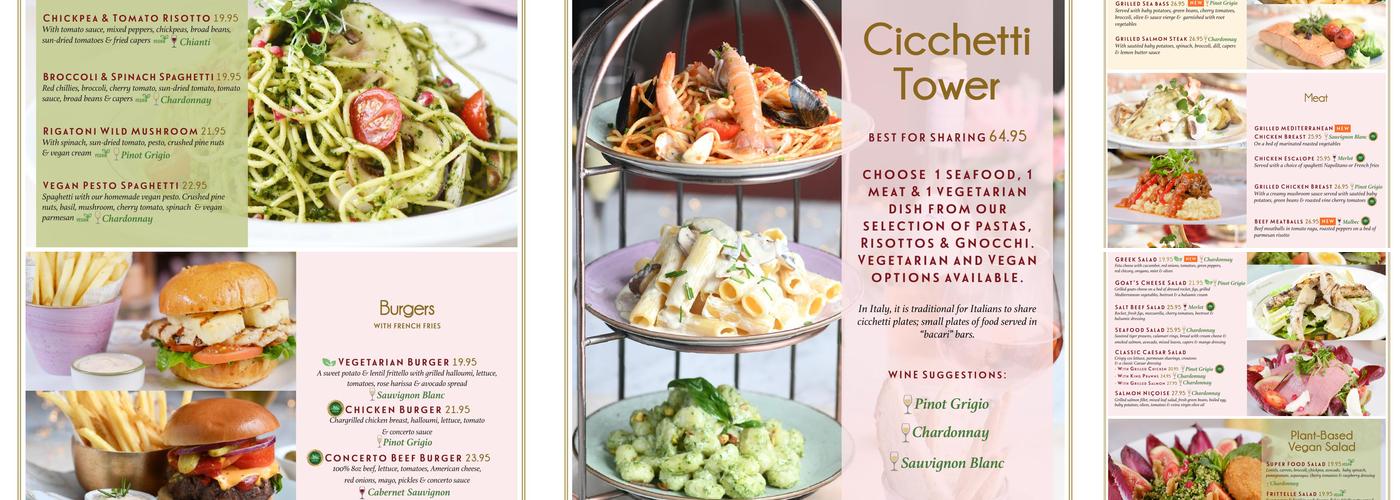 The Grand Caffe - Westfield Menu