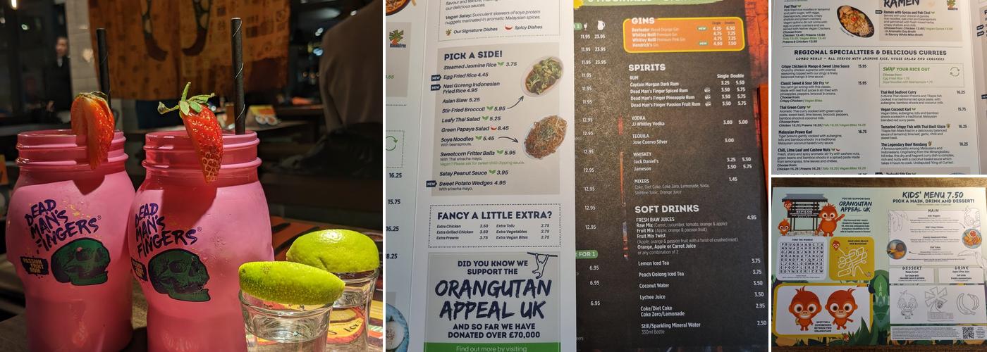 Banana Tree Westbourne Grove Menu